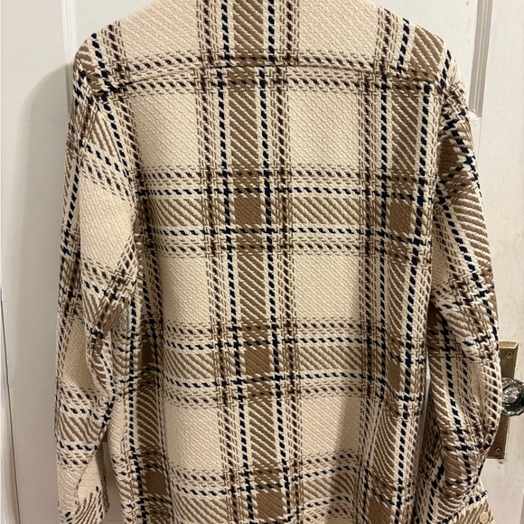 Wax London Whiting Overshirt Ecru Beige - Picture 9 of 9